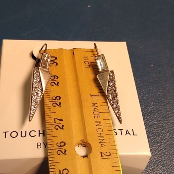Swarovski Touchstone Crystal Earrings - Picture 2 of 3